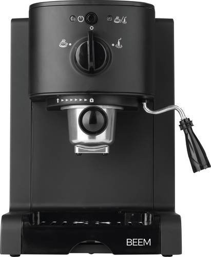 BEEM Espresso-Perfect 03270 Espressomaschine mit Siebträger in Schwarz Matt, B/H/L: 21 x 30 x 29 cm - Bild 3