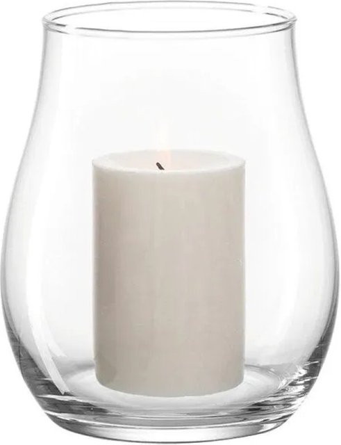 Leonardo Windlicht Esperanza aus Glas transparent Höhe: 18 cm, Durchmesser: 15,3 cm - Bild 1