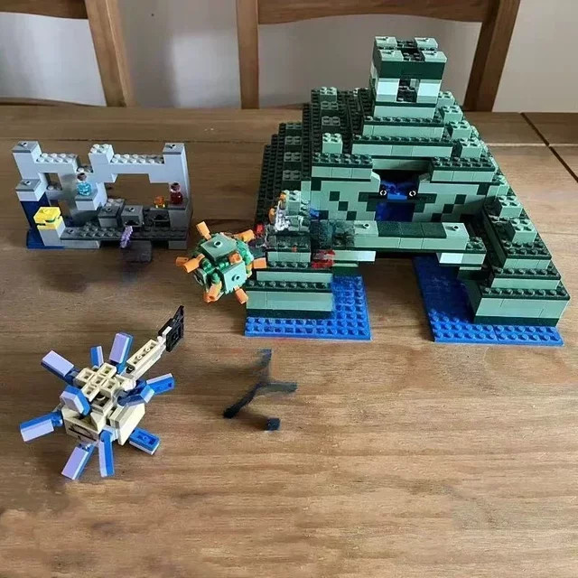 Game World Minecraft The Sea Ocean Monument Elder Guardian, Unterwasser-Bausteine - Bild 1