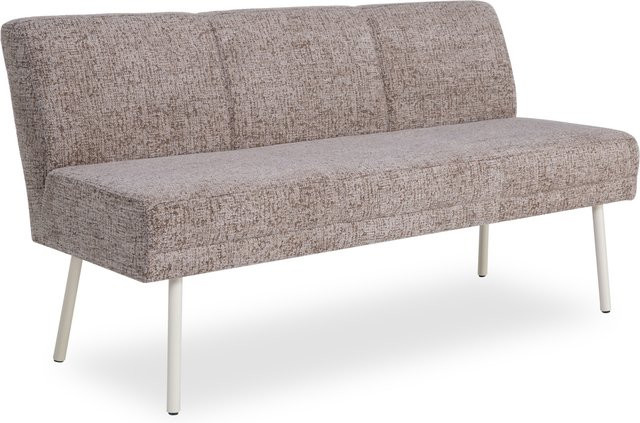 Sitzbank plantagie DINNER TALK LINA BASE in Braun/Taupe mit Stoffbezug und Metallgestell, B: 160 cm, H: 46 cm, T: 50 cm - Bild 1