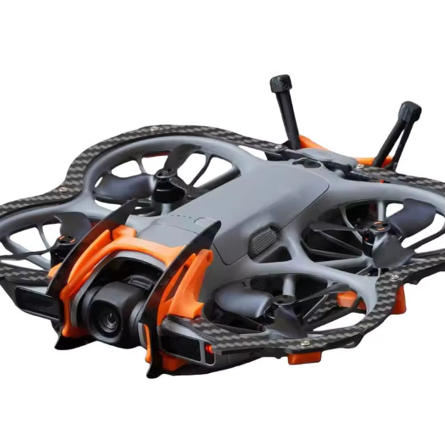 DJI Neo 2 Kohlefaser Drohnenschutz 360 Grad Stoßstangenring in Schwarz - Bild 5