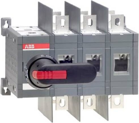 ABB Lastumschalter 3-polig 400 A 1000 V in Schwarz und Grau 1SCA022771R2810 - Bild 1