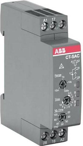 ABB CT-SAC.22 Zeitrelais Grau für DIN-Schiene mit Zeitbereich 0,05 - 600s - Bild 1