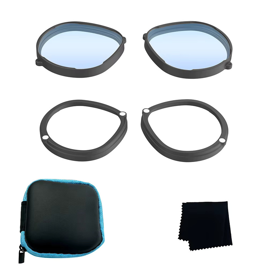 Meta Linsenschutzrahmen für Meta Quest 3S VR-Brille in Schwarz, magnetischer Brillenabstandhalter und kratzfester Brillenrahmen als VR-Zubehör - Bild 2