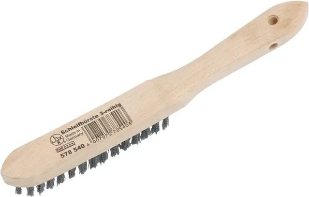 LUX-TOOLS Drahtbürste 3-reihig aus Stahl in Multicolor - Bild 1
