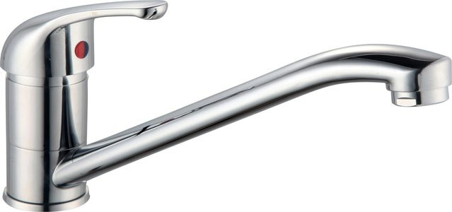 Einhebel-Küchenarmatur Secchia von BWO in Chrom, Silber, Höhe: 26,0 cm, Breite: 12,0 cm, Tiefe: 45,0 cm - Bild 1