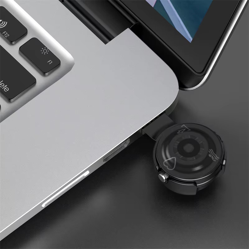 Fitcent USB-C Ladekabel in Schwarz für Polar Verity Sense und Polar OH1 Herzfrequenzsensor - Bild 5