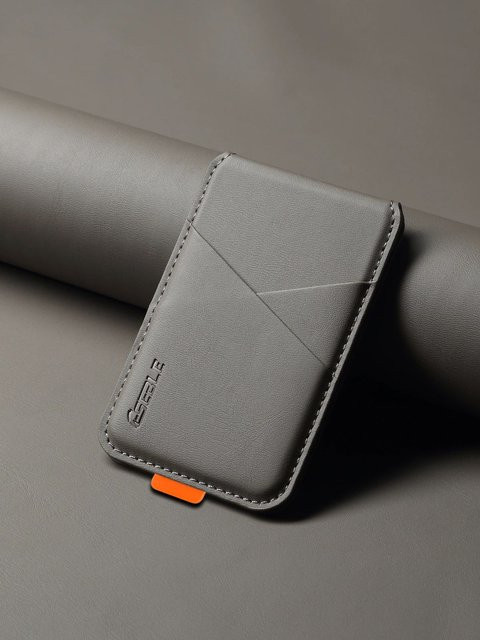 Eseble MagSafe Magnetischer Kartenhalter aus Leder für iPhone 14 13 15 16 17 Pro Max Plus in Weiß mit RFID-Schutz - Bild 1