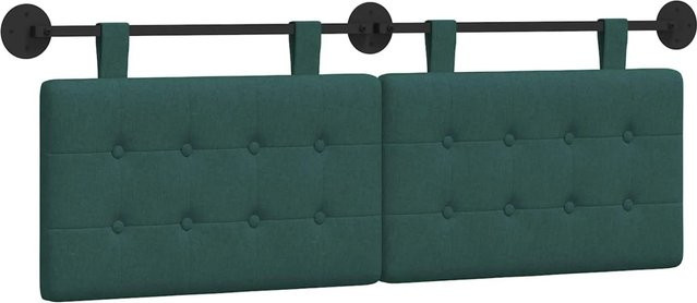 vidaXL Wandmontierte Hängematte aus Stoff in Grün mit Holzrahmen, B/T/H: 130 x 55 x 5 cm - Bild 1