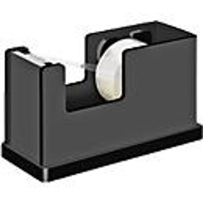 Wedo Klebefilmabroller mit transparentem Klebefilm in Schwarz und Transparent - Bild 3