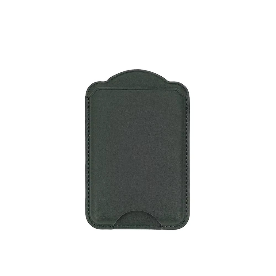 Magnetische Leder-Brieftasche als Kartenhalter für iPhone 17 16 15 Pro Max und Samsung S26 S25 S24 Ultra in Blau - Bild 3
