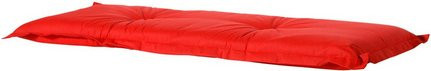 MADISON Bankauflage Basic in Rot, wetterfest und UV-beständig, B/T: 120 x 48 cm - Bild 1