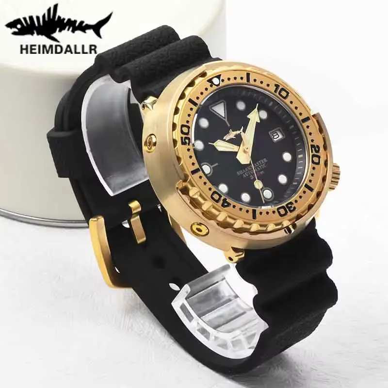 HEIMDALLR Armbanduhr, Automatik, Bronze, 47 mm, Herren, 30 ATM, Saphirglas - Bild 2