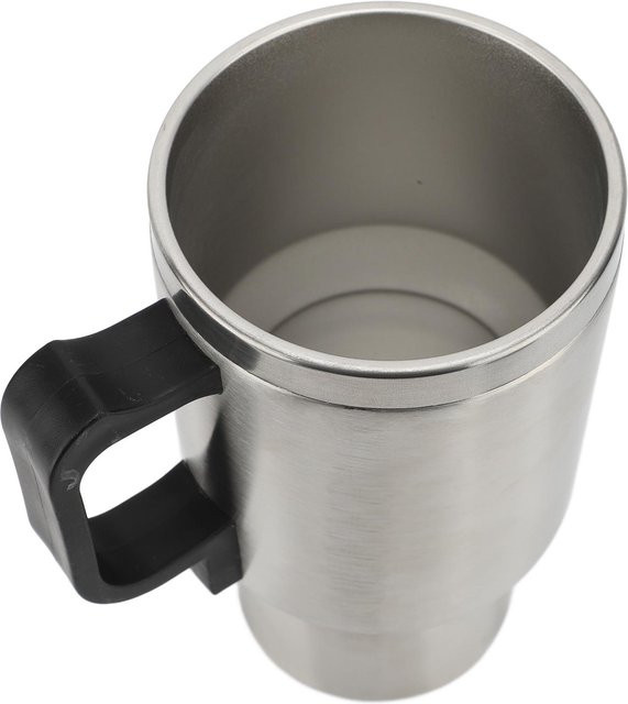 CosyHome Isolierbecher aus Edelstahl in Silber, 500 ml, doppelwandiger Tumbler für das Auto (12V) - Bild 1