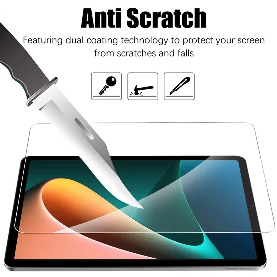 Xiaomi Displayschutzfolie aus 9H gehärtetem Glas in Transparent für Xiaomi Pad 5, Pad 6 Pro und Pad 6s Pro sowie Redmi Pad SE Pro - Bild 6