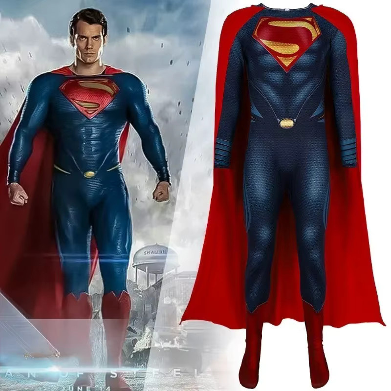 BEAST KINGDOM Superman Cosplay Kostüm, Unisex, Blau - Bild 4