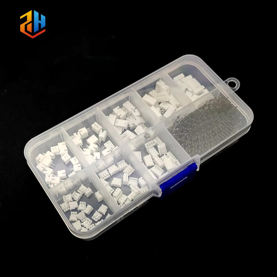 JST ZH1.5 440-teiliges Steckverbinder-Set in Weiß mit 2P/3P/4P/5Pin Stecker-Buchse-Gehäuse und Anschluss-Set für Kabel-zu-Platine-Verdrahtung (1,5mm Pitch) - Bild 3