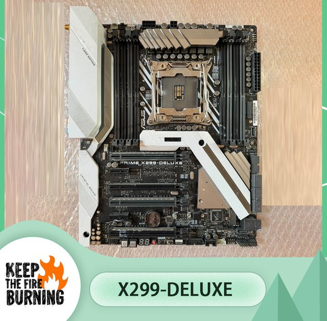 Asus PRIME X299-DELUXE Motherboard DDR4 LGA2066 in Schwarz - Bild 1