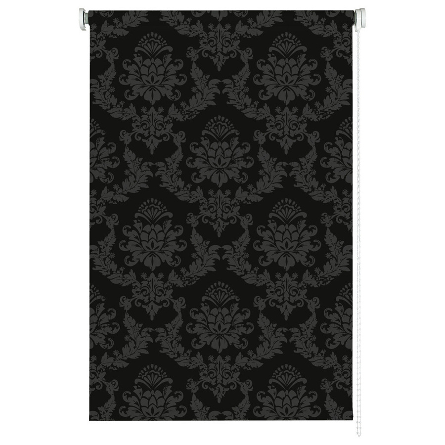 Boviva Seitenzugrollo Ornament in Anthrazit mit Tageslichtqualität, B/H: 82 x 175 cm - Bild 2