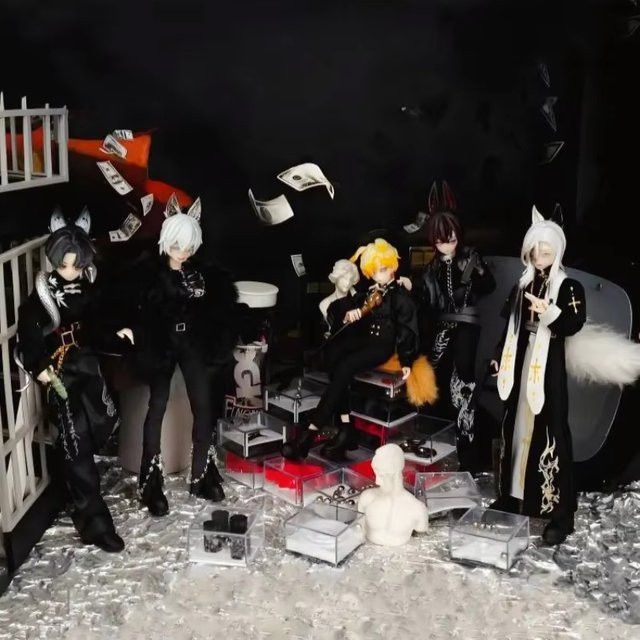 Hot Fox Mjd Boy Jidongshunxi Special Edition Sizilien Vergangenheit Blind Box Figur mit beweglichen Teilen und Dress-Up Funktion, Multicolor - Bild 1