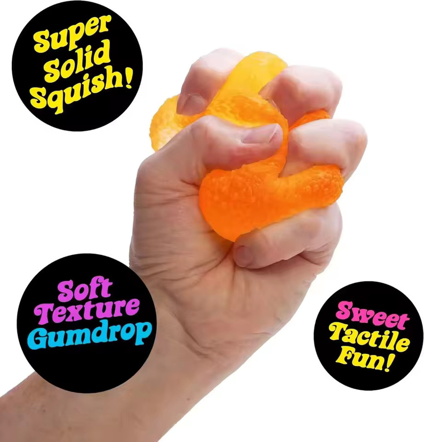 Schylling Nee Doh Mini Candy Toy NeeDoh Gumdrop, Fidget-Spielzeug, Quetschball - Bild 2