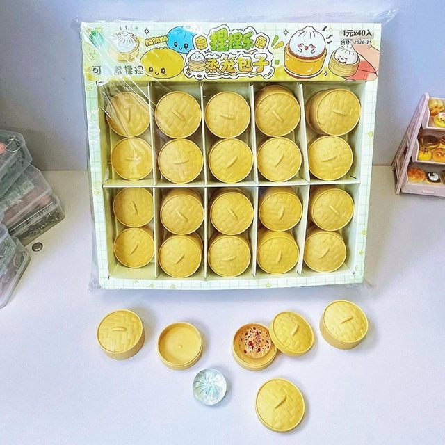 PRELEXT Kristall-Knödel Squishy Spielzeug, 40-teiliges Set - Bild 1