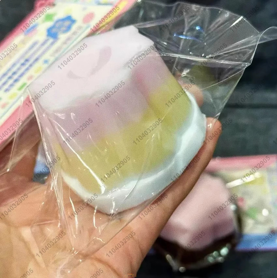 Taba Erdbeer-Karamell-Gelee Squishy aus Silikon, bunter weicher Pudding mit Slow Rising Effekt zur Entspannung und zum Stressabbau - Bild 2