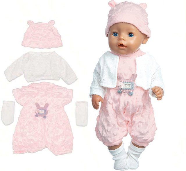 dearbei Reborn-Babypuppen-Outfit, Rosa / Pink, Zubehör, Plüsch / Textil - Bild 1