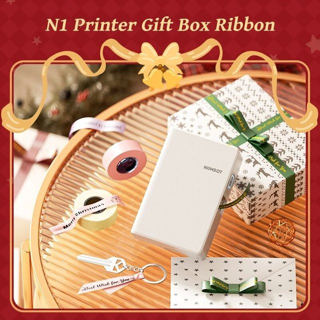 Niimbot B18/N1 Wasserdichtes Thermotransfer-Etikettenband-Set in Lila und Mehrfarbig - Bild 1