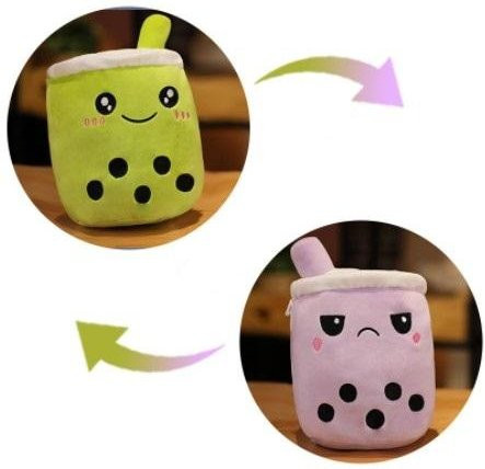Bubble Tea Plüschtier Boba Milchtee, Kuscheltier Kissen, 15cm - Bild 1
