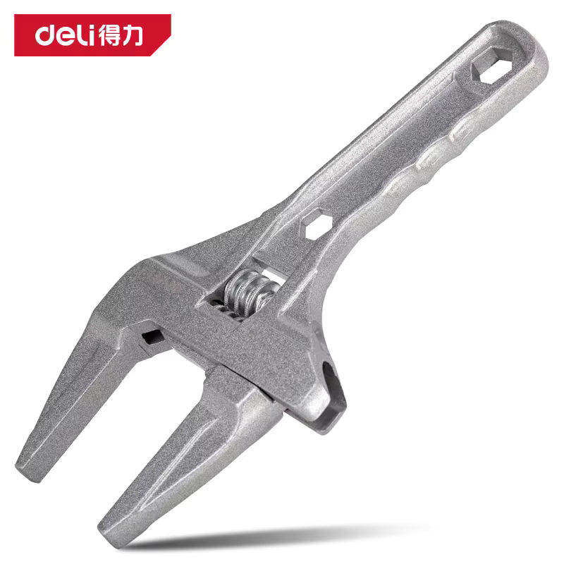 Deli Universal Reparatur Set Badezimmer mit großer Öffnung Rohrzange und verstellbarem Schraubenschlüssel 16-68mm - Bild 2