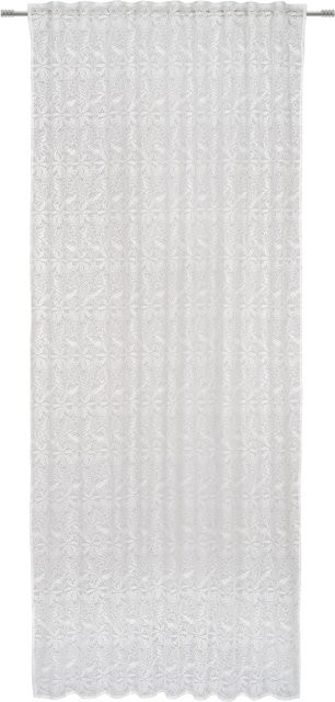 Modern Living Fertigvorhang Dalia Weiß, semi-transparent, Breite: 140 cm, Höhe: 245 cm - Bild 1