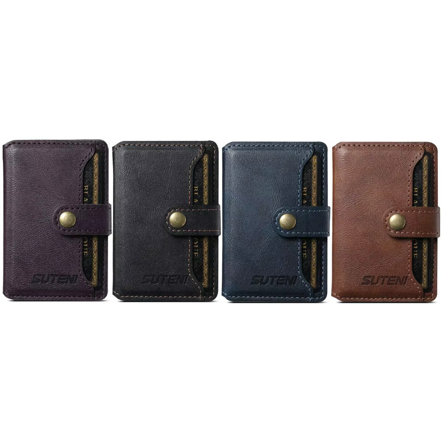 LICOERS Leder-Brieftasche Handyhülle mit MagSafe Magnetkarten-ID-Halter für iPhone 17 16 15 14 Pro Max Plus in Schwarz oder Braun - Bild 3