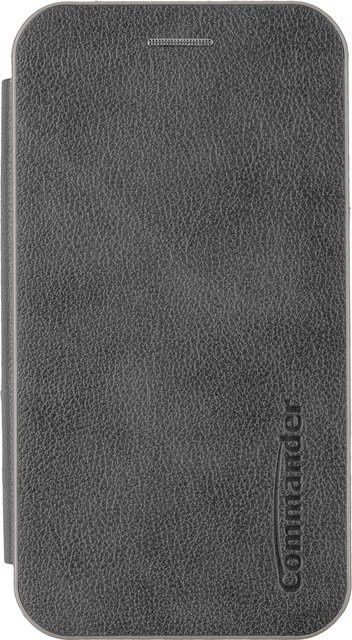 COMMANDER CURVE Book Case DELUXE Schutzhülle für Samsung Galaxy S23 in Elegant Royal Dark Gray - Bild 1