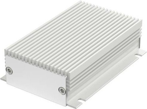 Bopla FILOTEC F 524-100 KWL Flansch-Kühlkörper-Gehäuse aus Aluminium in Weiß, B/T/H: 55,3 x 24,4 x 100 mm - Bild 1