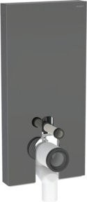 Geberit Stand-WC-Modul Monolith Plus in Silber und Grau, Höhe: 101 cm, Breite: 48 cm, Tiefe: 10,6 cm - Bild 1