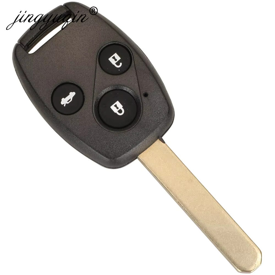 Jingyuqin ID46 Auto Fernbedienung Schlüssel für Honda Accord Element CRV HRV City Odyssey Civic in Schwarz (313,8/315/433,92 MHz) - Bild 2