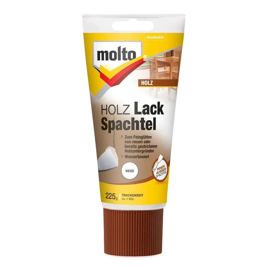 Molto Holz-Lackspachtel in Weiß, 225 g - Bild 2