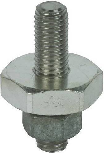 DEHN Anschlussstück 750500 silber mit Schraubanschluss - Bild 1