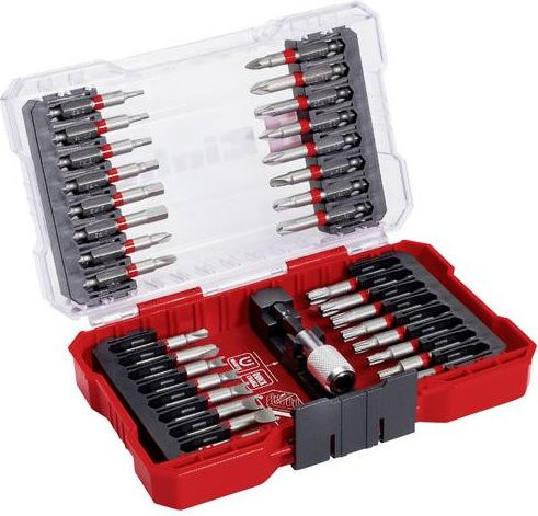 Einhell Bit-Set 33-teilig mit 50 mm Bits im M-Case in Grau-Rot-Transparent - Bild 2