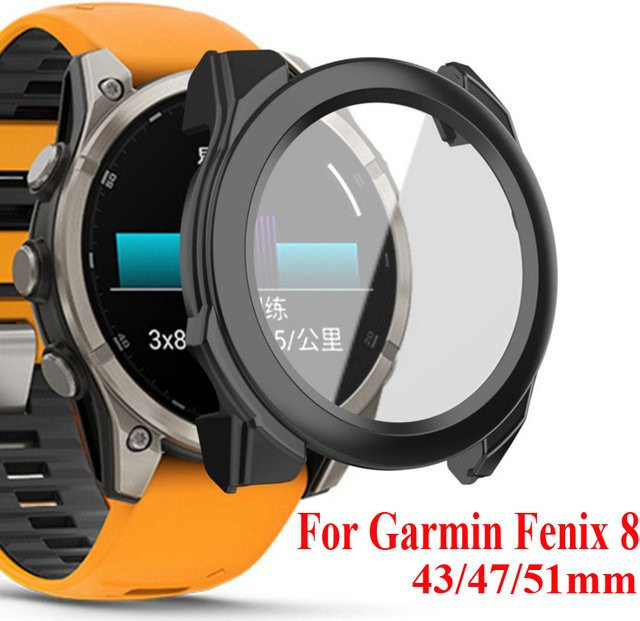 Jansin Hülle für Garmin Fenix 8, Silikon, Unisex - Bild 1