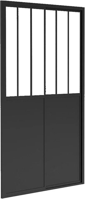 Vente-unique Duschtür Urbanik Schiebetür Schwarz Breite: 120 cm - Bild 1