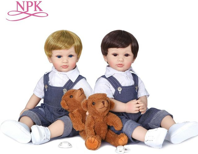 NPK Baby Puppe Junge Silikon Bad Spielzeug - Bild 1