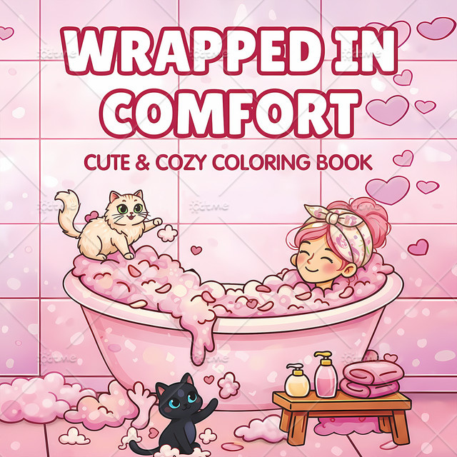 WRAPPED IN COMFORT Malbuch, Tiere, Bunt / Mehrfarbig - Bild 1