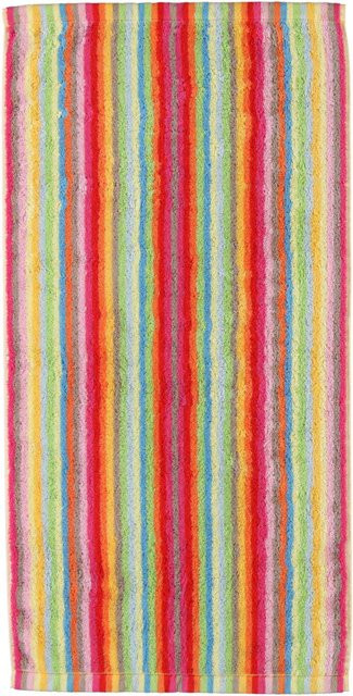 Cawo Duschtuch LIFESTYLE Streifen Multicolour aus Baumwolle, Breite: 70 cm, Länge: 140 cm - Bild 1