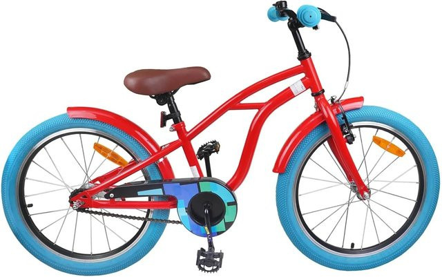 vidaXL Kinderfahrrad 20 Zoll Rot für 6-11 Jahre - Bild 1