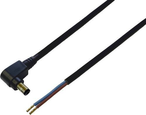 BKL Electronic DC-Hohlstecker 075910-750 mit Aderendhülsen, Schwarz, 5,5 mm x 2,1 mm, 0,75 m - Bild 1