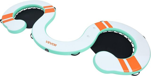 Buying Solutions MB Aufblasbarer schwimmender Steg mit Leiter und Tragetasche, B/L: 4,57 x 1,83 m, Mehrfarbig - Bild 1