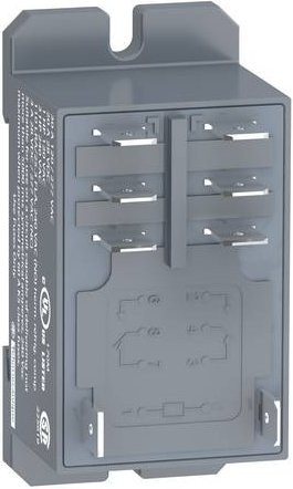 Schneider Electric Hochleistungsrelais RPF2BF7 in Grau, 10 Stück - Bild 1