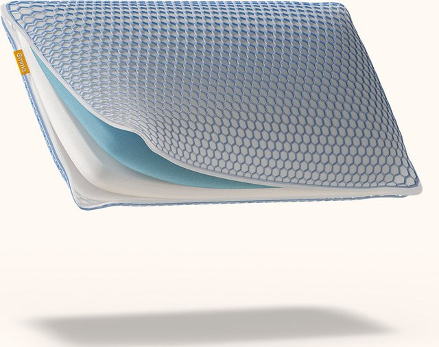 Emma Elite Stützkissen mit Gel-Foam, höhenverstellbar und waschbarer Bezug, B/T/H: 70 x 40 x 1 cm - Bild 1